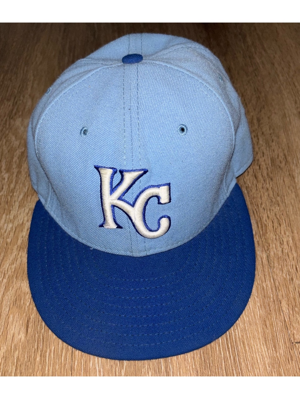 Kansas City Royals New Era 59FIFTY On Field Hat Sz 7 D135